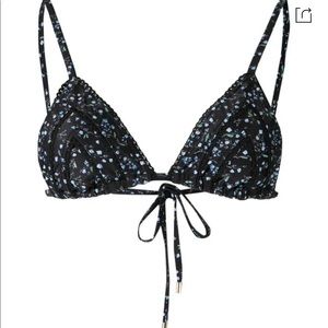 Peony grasslands bikini top NWT